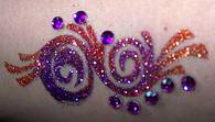 GlitterTattoo Ornament