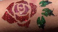 GlitterTattoo Rose