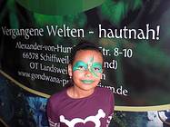 Kinderschminken im Gondwana Prhistorium